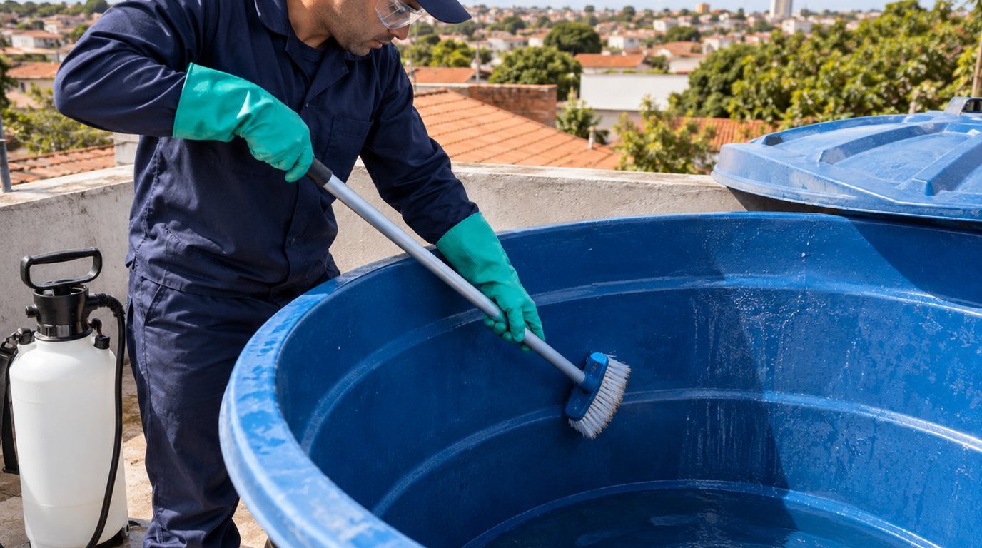 Higienização de Caixa d'Água em Montes Claros‑MG
